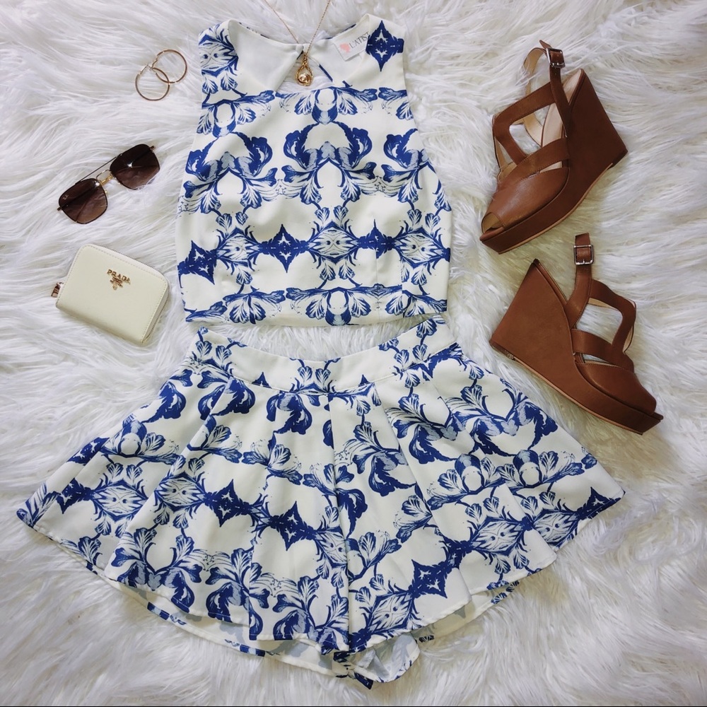 L’atiste blue two piece set